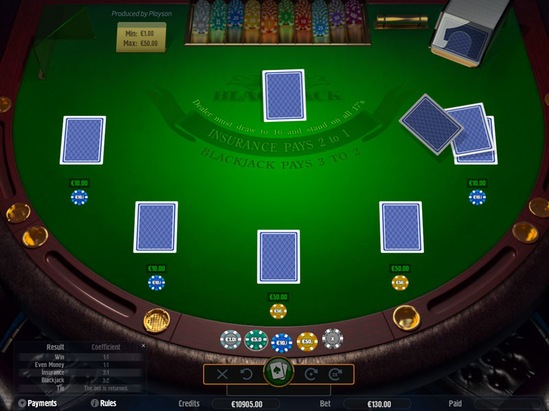 Play Blackjack Online For Free or Real Money