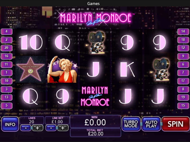 Marilyn Monroe Slot Machine
